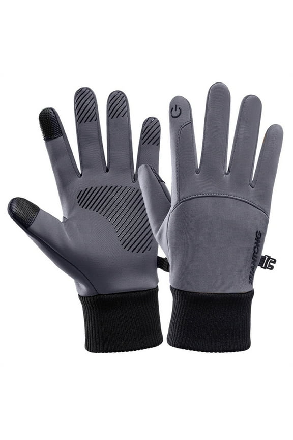 Winter Warm Gloves, Thermal Gloves, Touch Screen Warm Gloves, Windproof Thermal Snow Gloves, Non-Slip Palm, for Men Women Cold Weather Cycling, Hiking, Running