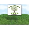thumbnail image 1 of EARL FAMILY REUNION GR TREE 18 in x 24 in Yard Sign Road Sign with Stand, Double Sided, 1 of 5