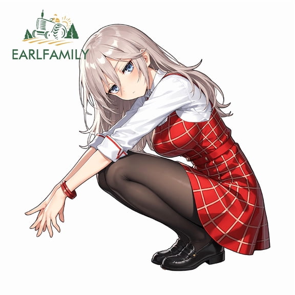 EARLFAMILY 5.1" Alisa Ilinichna Amyela Car Sticker Artistic Skateboard RV Decals