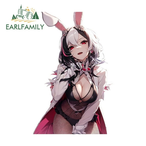 EARLFAMILY 5.1" Anime Car Stickers Motorcycle Skateboard Suitcase Personality Vinyl Decal Scratch-Proof Car Accessories