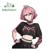 EARLFAMILY 5.1" Car Sticker Personality Scratch-Proof Vehicle JDM Decal