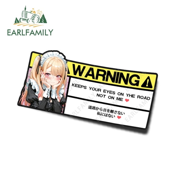 EARLFAMILY 5.1" Car Stickers Creative Waterproof Laptop Luggage VAN JDM Decals