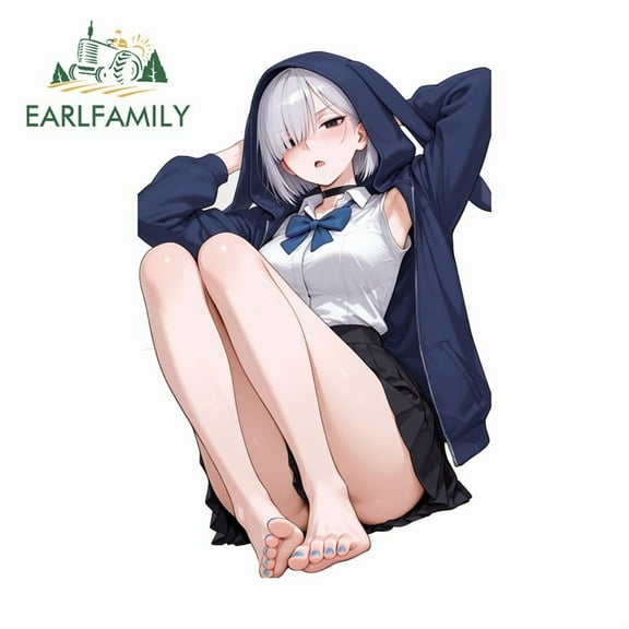 EARLFAMILY 5.1" Fiona Frost Car Sticker Creative Trunk ATV RV JDM Decals