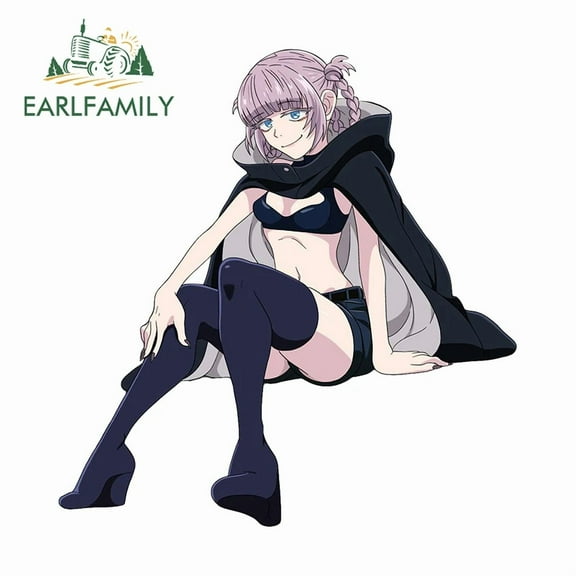 EARLFAMILY 5.1" For Nauzna Car Stickers Vinyl Waterproof Car Accessories Decal Anime Windows Trunk Motorcycle Decals