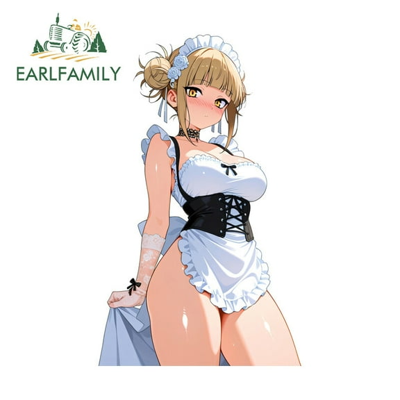 EARLFAMILY 5.1" Himiko Toga Car Stickers Artistic Maid Auto SUV VAN ATV Decals