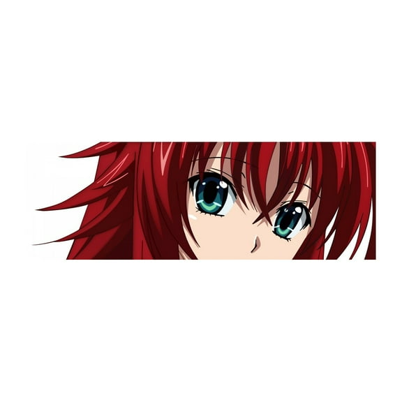 EARLFAMILY 5.1 Inch Anime Gremory Rias Peek Sticker Car Decal for Bumper Tumbler Motorcycle Waterproof Decoration