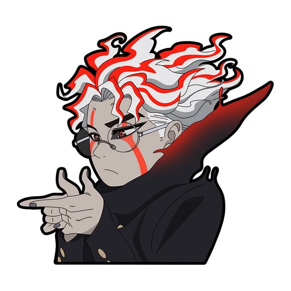 EARLFAMILY 5.1 Inch Cool Cartoon Takakura Ken Sticker Vinyl Decal for Window Trunk Fuel Tank Cap Waterproof Car Accessories