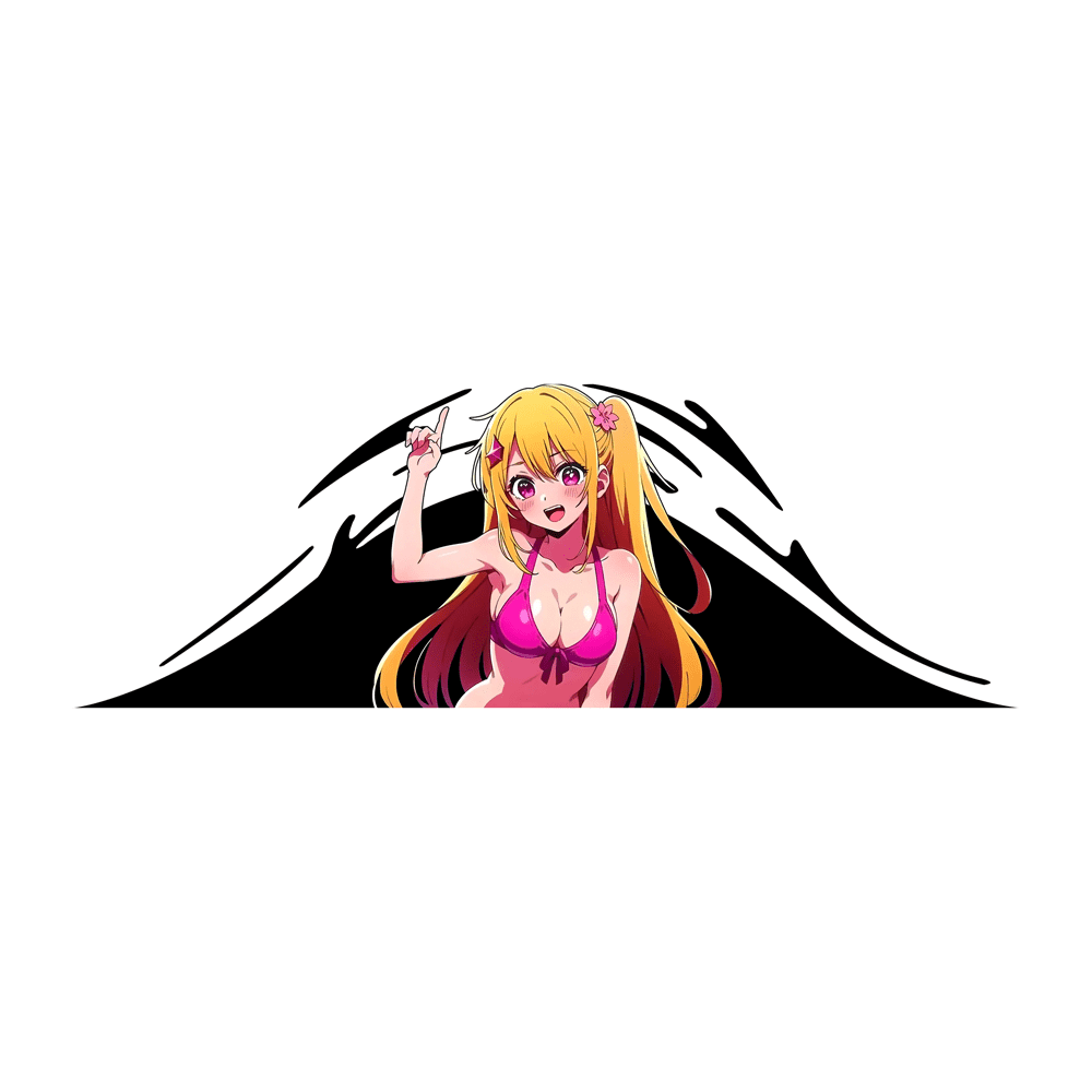 OSHI KO 50 Autocollants Hoshino Ai – PVC Imperméable – 4-7 Cm – Pour Skate, Vélo, Casque, Tablette – Décoration Anime – Motifs Variés