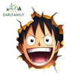 thumbnail image 1 of EARLFAMILY 5.1 Inch Luffy Tear Car Sticker Windshield Motorcycle Electric-Bicycle Personality Waterproof Vinyl Decal Scratch-Proof Car Label, 1 of 3