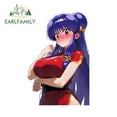 thumbnail image 1 of EARLFAMILY 5.1 Inch Ranma Cute Car Sticker Occlusion Scratch Racing Drifting Rearview Mirror PVC Decal Fashionable Waterproof Car Goods, 1 of 3