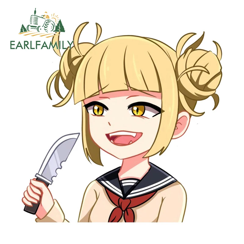 EARLFAMILY 5.1 Inch Zero Two Chibi Car Stickers Anime Windows Graffiti ...