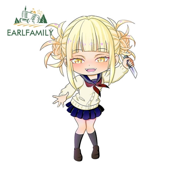 EARLFAMILY 5.1 Inch for Anime Car Accessoires Stickers Windows Trunk Decal Vinyl Car Wrap Motorcycle Decals