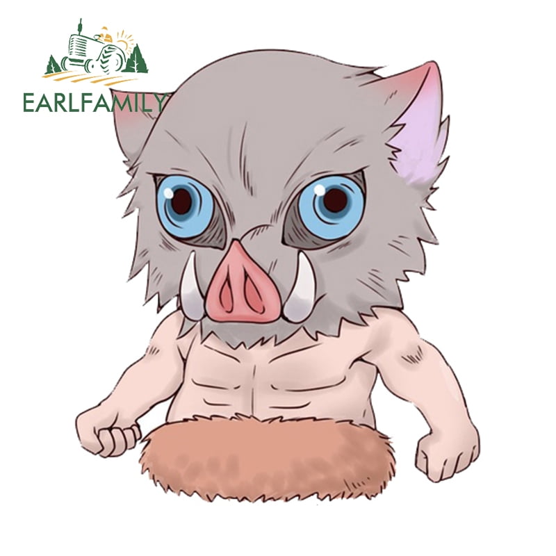 EARLFAMILY 5.1 Inch for Hashibira Inosuke Car Stickers Waterproof Decal ...