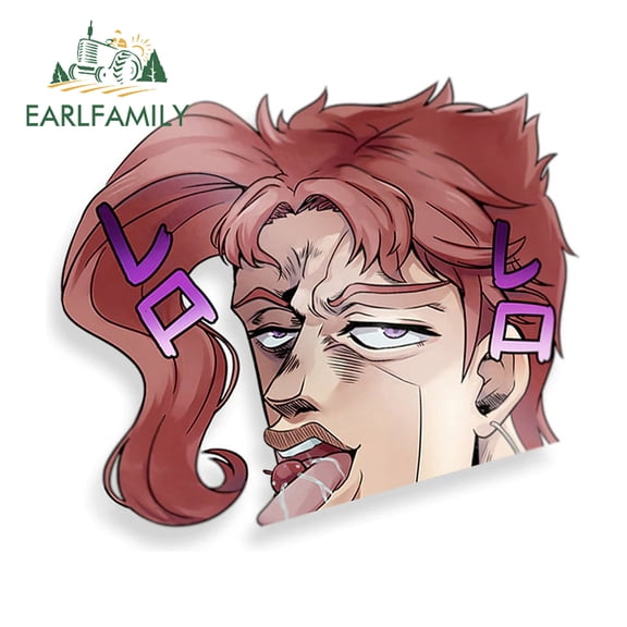 EARLFAMILY 5.1 Inch for Kakyoin Noriak Peeker Car Stickers Graffiti Creative Decals Car Styling