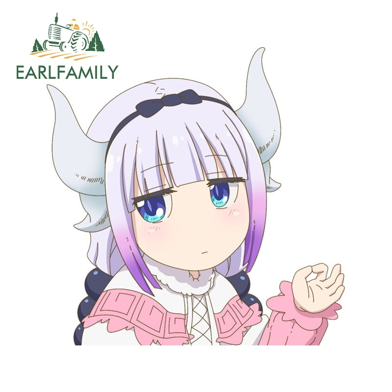 EARLFAMILY 5.1 Inch for Kanna Kamui Car Stickers Waterproof Occlusion ...