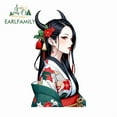 thumbnail image 1 of EARLFAMILY 5.1" Japanese Geisha Car Stickers Waterproof Scratch-Proof Vinyl Decal Suitable for Motorcycle Rear Windshield Luggage Bumper Trunk Laptop, 1 of 4