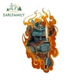thumbnail image 1 of EARLFAMILY 5.1 in Japanese Samurai Car Stickers Humorous Waterproof Campervan Vehicle Skateboard Windows Vinyl Decal Amusing Occlusion Scratch Vinyl Car Wrap, 1 of 3