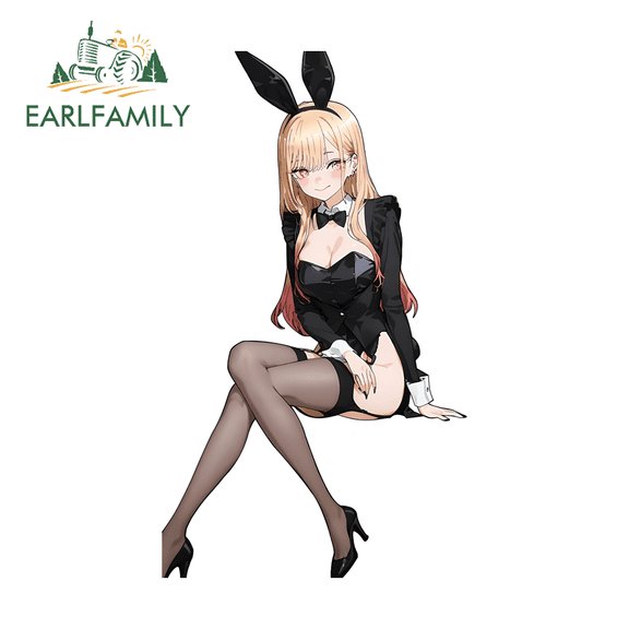 EARLFAMILY 5.1" Marin Kitagawa Car Sticker Refrigerator Waterproof RV JDM Decal
