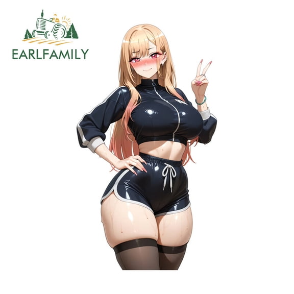 EARLFAMILY 5.1" Marin Kitagawa Sticker Windows Host Laptop Windshield DIY Decals