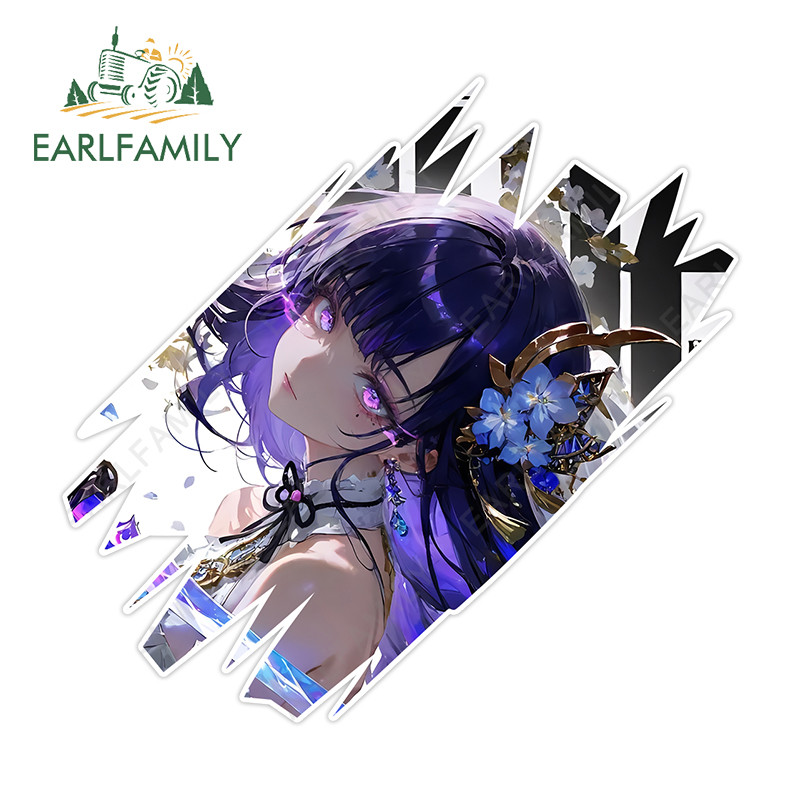 Crying Raiden Shogun Sticker EARLFAMILY 5.1