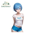 thumbnail image 1 of EARLFAMILY 5.1" Re ZERO Rem Car Sticker Interesting Waterproof Motorcycle Luggage Skateboard Laptop Vinyl Decals Occlusion Scratch Car Accessories, 1 of 4