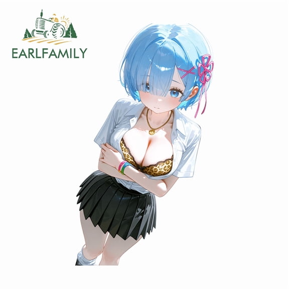 EARLFAMILY 5.1" ReZero Car Sticker Personality Fishing Tackle Box RV JDM Decals