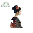 thumbnail image 1 of EARLFAMILY 5.1" Samurai Female Beauty Car Sticker Personality Windshield Motorcycle Skateboard Truck JDM Vinyl Decal Scratch-Proof Car Door Protector, 1 of 4