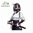 thumbnail image 1 of EARLFAMILY 5.1" Samurai Female with Sword Car Stickers Waterproof Scratch-Proof JDM Vinyl Decals Suitable for Motorcycle Skateboard Storage Flask, 1 of 4
