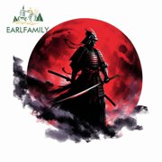 Japanese Ninja Geisha Samurai Girl Magnetic Vinyl Decal - 5 Inch, Weather-Resistant Car Magnet