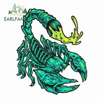 EARLFAMILY 5.1" Scorpion Car Stickers Humorous Motorcycle Skateboard Suitcase Racing Drifting Vinyl Decal Amusing Scratch-Proof Exterior Accessories