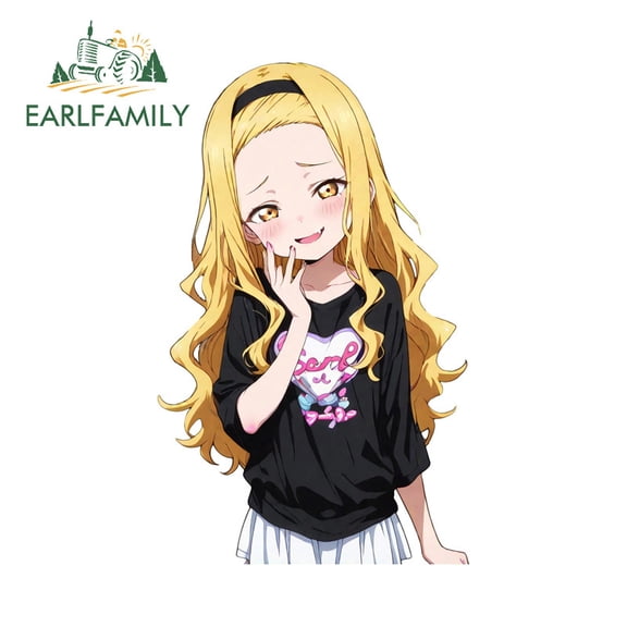 EARLFAMILY 5.1" Takopi's original Sin Anime Car Sticker Creative Occlusion Scratch Waterproof Vinyl Decal Suitable for Motorcycle Laptop Windows