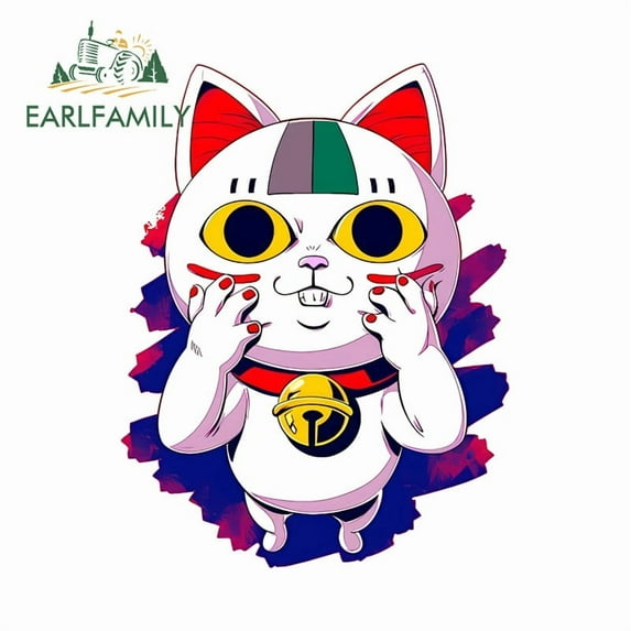 EARLFAMILY 5.1" Turbo Granny Cartoon Car Stickers Creative Motorcycle Skateboard Suitcase Laptop Bumer Vinyl Decal Occlusion Scratch Graphics