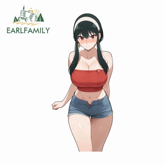 EARLFAMILY 5.1" Yor forger Car Stickers Occlusion Scratch Laptop Vinyl Decals