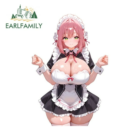 EARLFAMILY 5.1 in Hakari Hanazono Car Stickers Artistic Waterproof SUV JDM Decals