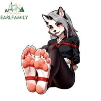 EARLFAMILY 5.1 in Loona Rope Tie Personalized Anime Car Decal Auto Body Vinyl Sticker