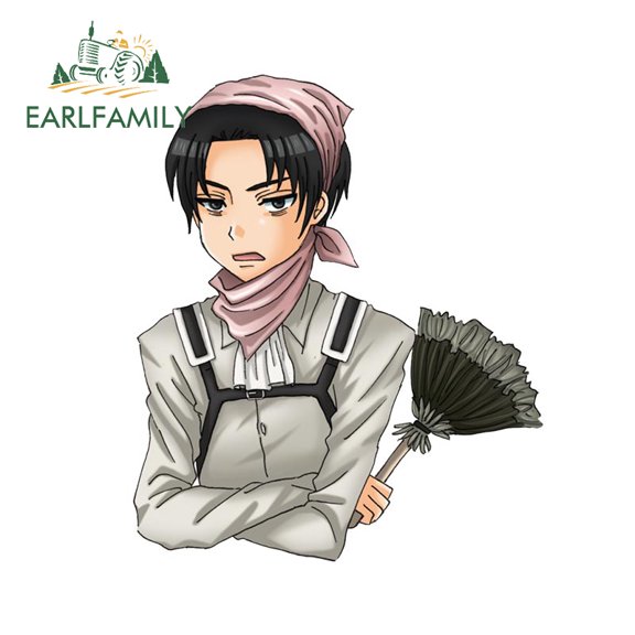 EARLFAMILY 5.1 in for Levi Car Sticker Graffiti Vinyl Car Wrap Decal Funny Anime Motorcycle RV JDM Decals