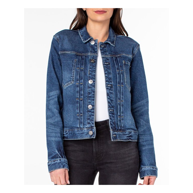 ジャケット・アウター Denim Blue Stitched Denim Jacket &Skirt Denim Blue Stitched Denim Jacket &Skirt