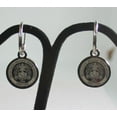 thumbnail image 1 of EARRINGS USMMA KP MERCHANT MARINE ACADEMY SILVER COLOR STAINLESS STEEL RING HOOP, 1 of 1