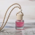 thumbnail image 1 of EARSTMAKEUP 10ml Hanging Car Air Freshener Diffuser, Clear Glass Essential Diffuser Oil Aromatherapy Fragrance Perfume Pendant Glass Vials with Wooden Caps & Hanging String,Cylindrical, 1 of 9