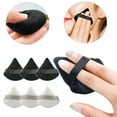 thumbnail image 1 of EARSTMAKEUP 6PCS Powder Puff, Triangle Makeup Puff for Loose Powder Body Powder Setting Powder Puff for Face Powder Beauty Makeup Tool(White+Black), 1 of 9