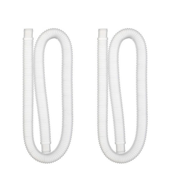 EARSTMAKEUP Replacement Pool Hoses for Above Ground Pools,1.25" Diameter, 39" Long Filter Pump Hose, Easy to Install Accessory Pool Pump Replacement Hose, Pool Pump Hose(white,2pc)