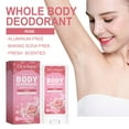 thumbnail image 1 of EARSTMAKEUP Whole Body Deodorant - Smooth Solid Stick - 72 Hour Odor Control - Aluminum Free, Baking Soda Free and Skin Safe - 15g (Rose), 1 of 8