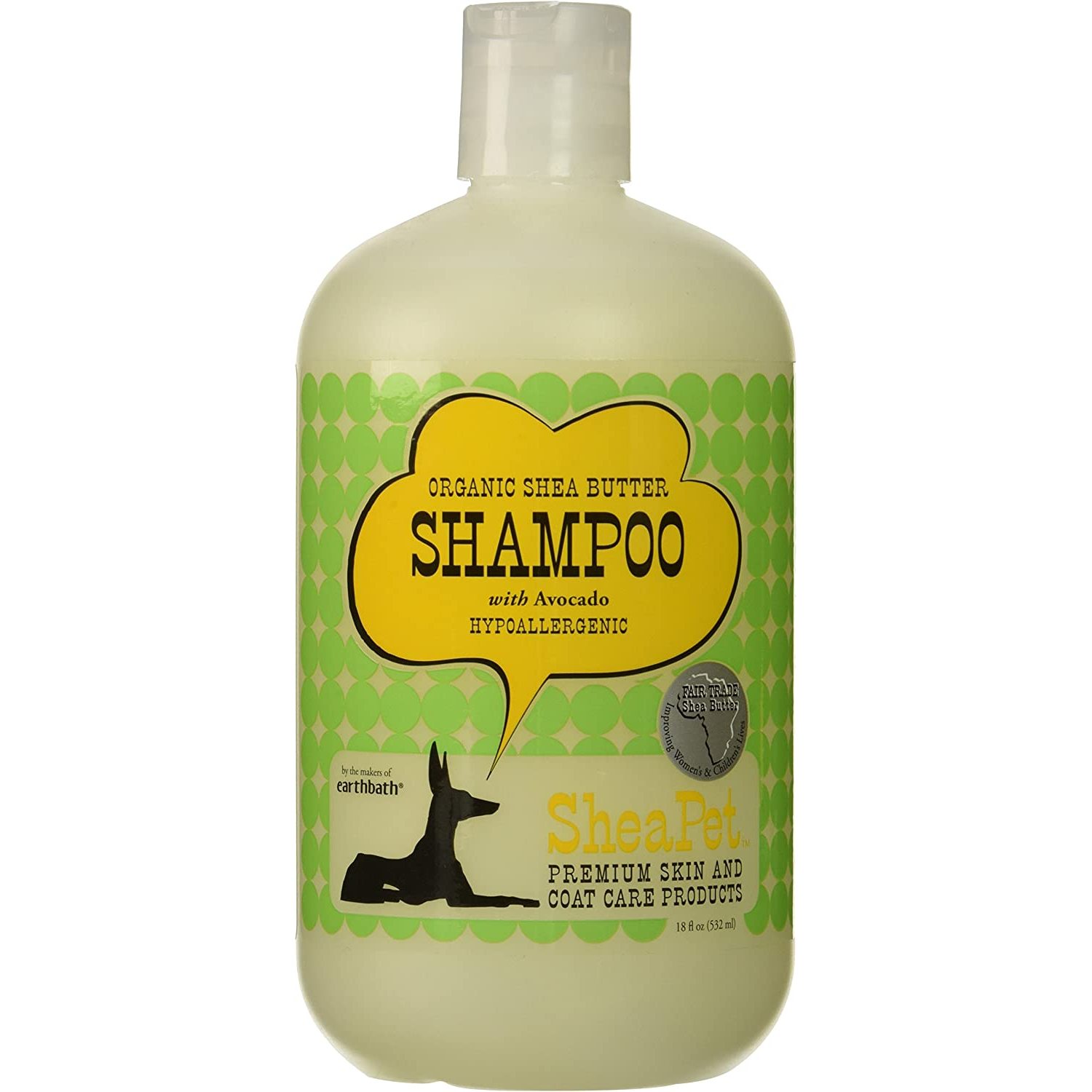 EARTHBATH 026501 Shea Butter and Avocado Shamp SulfateFree Shampoo for
