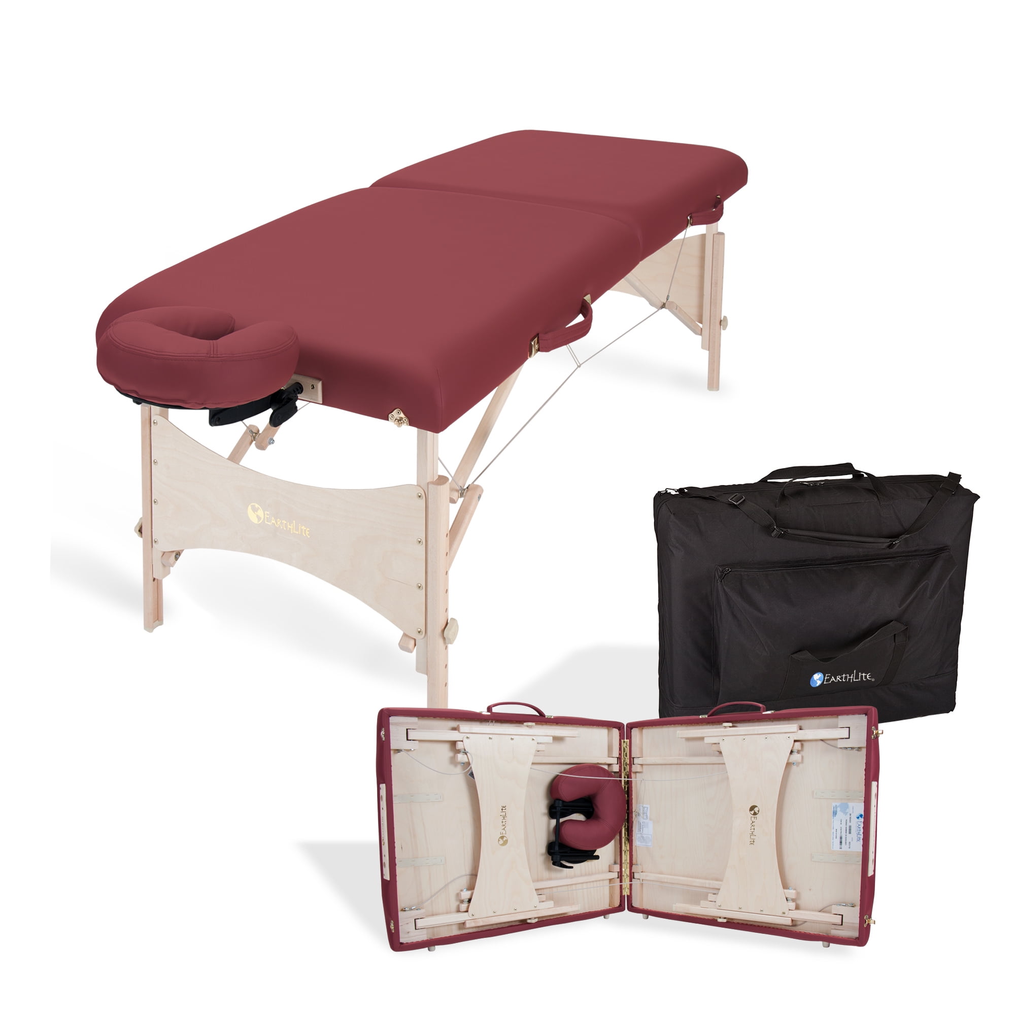 EARTHLITE Harmony DX Portable Massage Table Package xe2x80x93 Eco-Friendly Design, Deluxe Adjustable Headrest, Hard Maple, Aircraft Quality, up to 600 lbs Sansujyuku sansujyuku.com