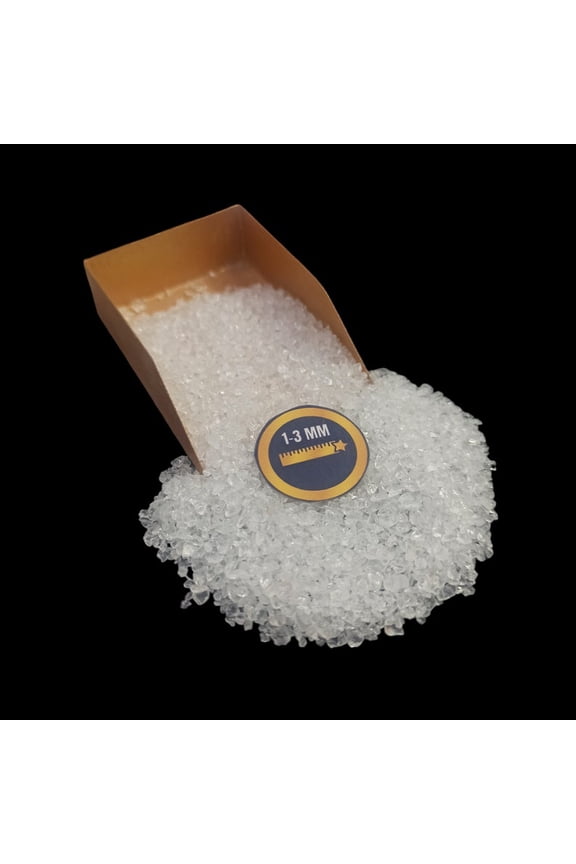 Crystal Small Chips, 50g (1.76 oz), Natural Gemstone Chips for Resin Inlay, Jewelry Making & Decor