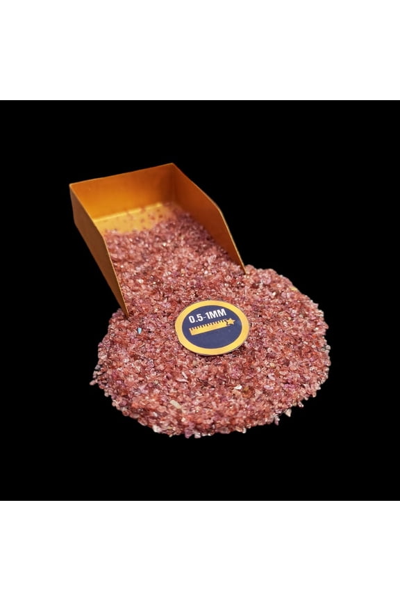Garnet Micro Chips, 20g (0.70 oz), Natural Gemstone Chips for Ring Inlay, Pendants & Resin Art