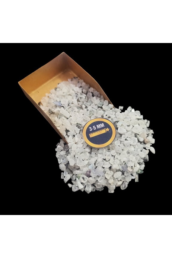 Moonstone Large Chips, 20g (0.70 oz), Natural Gemstone Chips for Wood Inlay, Epoxy Art & Crafts