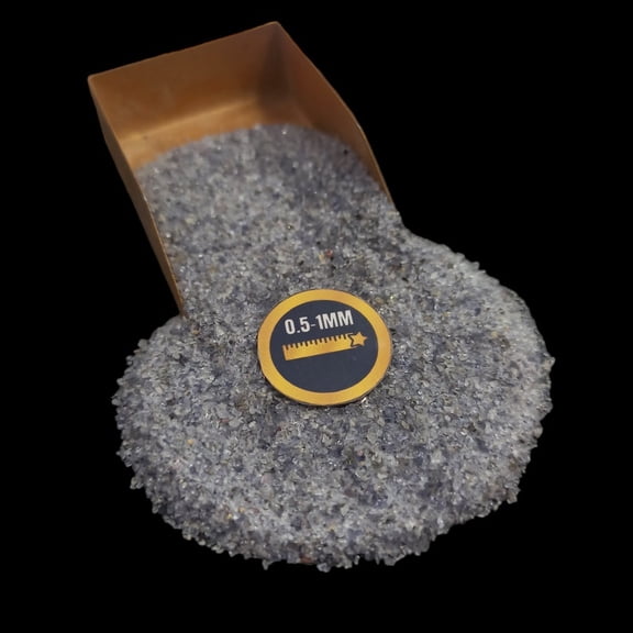 EARTHMINES Natural Iolite 0.5-1 mm Stone Chips, 20g (0.70 oz), Natural Gemstone Chips for Resin Inlay, Jewelry Making & Decor