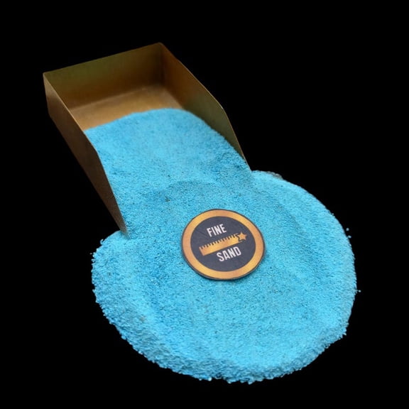 EARTHMINES New Natural Turquoise Crushed Powder, 100g (3.52 oz), Natural Crushed Stone for Orgonite, Mosaic & Home Decor