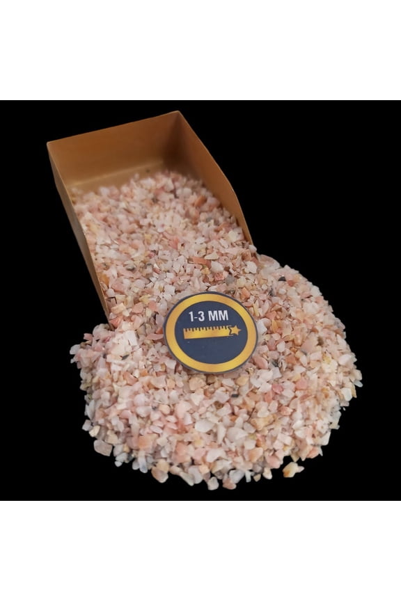Pink Opal 1-3 mm Stone Chips, 200g (7.05 oz), Natural Gemstone Chips for Wood Inlay, Epoxy Art & Crafts